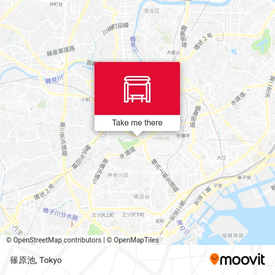 篠原池 map