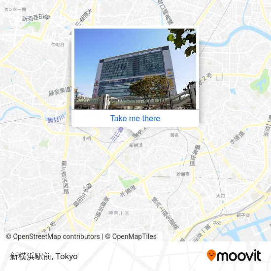 新横浜駅前 map