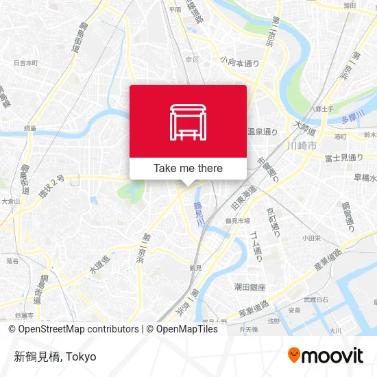 新鶴見橋 map