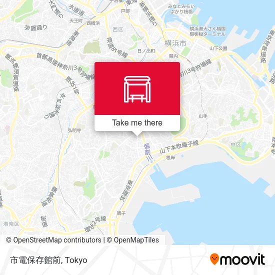 市電保存館前 map