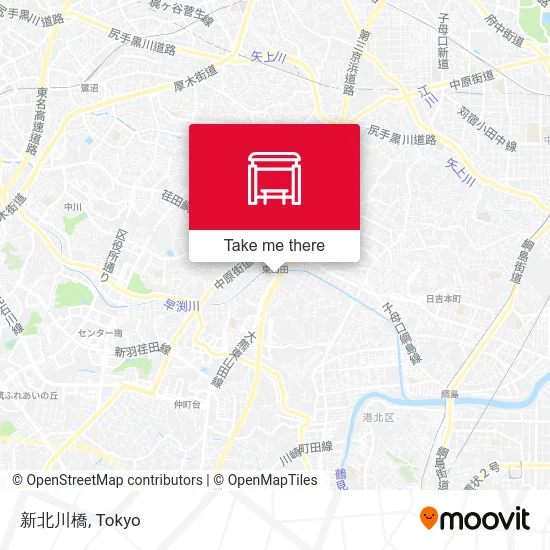 Shin-Kitagawa Bridge map