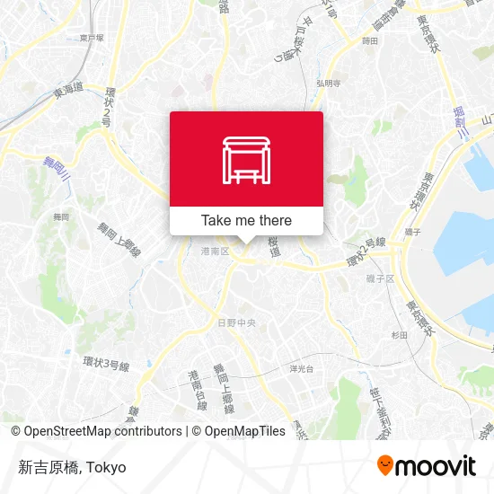新吉原橋 map