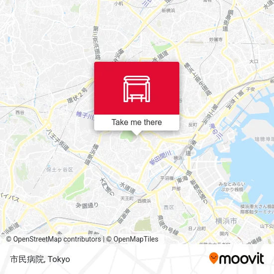 市民病院 map