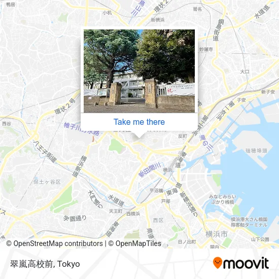 翠嵐高校前 map