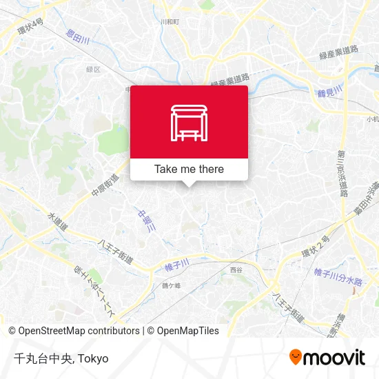 Senmaru-dai Central map