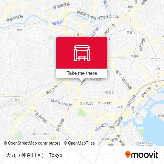 Daimaru (Kanagawa Ward) map