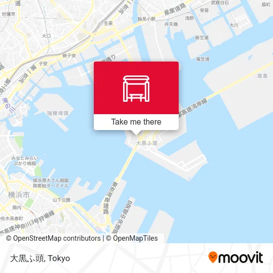 大黒ふ頭 map