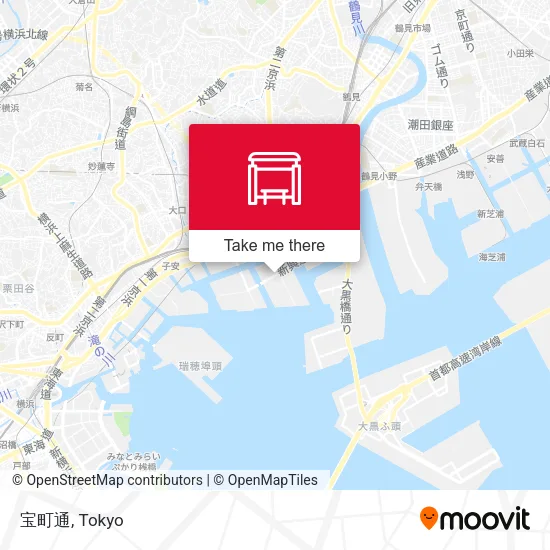 Takaracho Street map