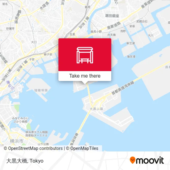大黒大橋 map