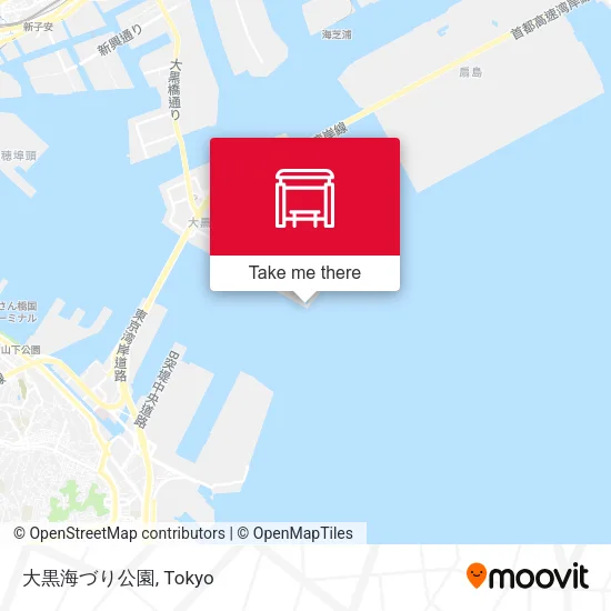 大黒海づり公園 map