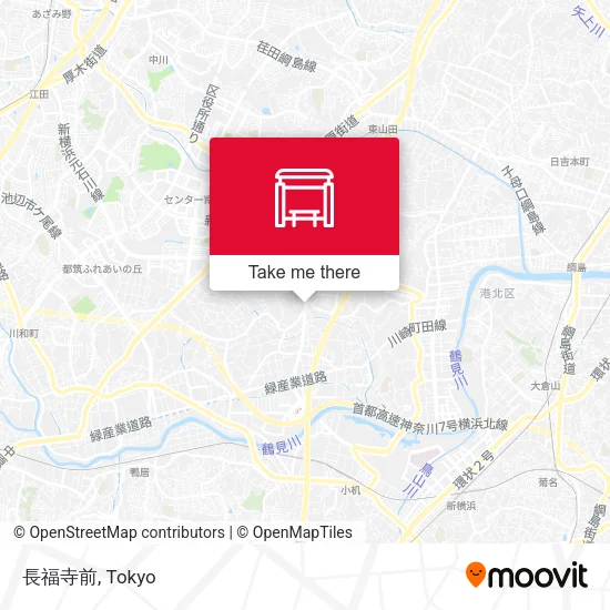 長福寺前 map