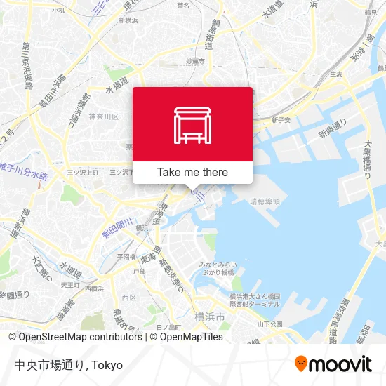 Central Market Street map