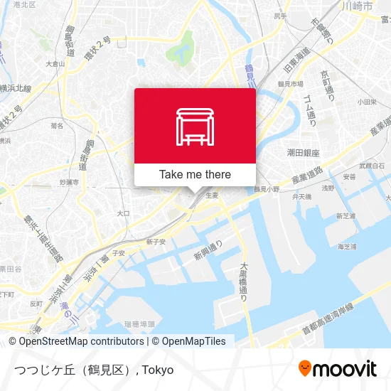 Tsutsujigaoka (Tsurumi District) map