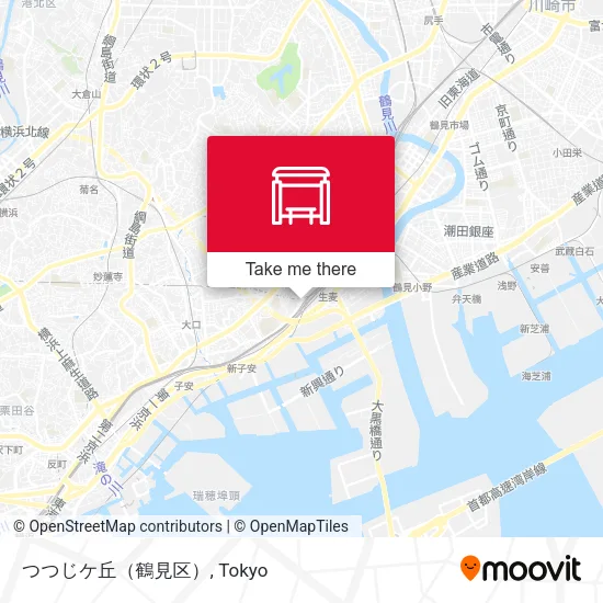 つつじケ丘（鶴見区） map