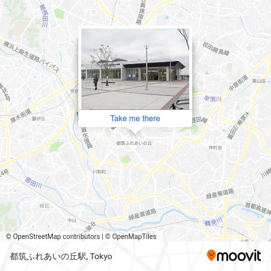 都筑ふれあいの丘駅 map