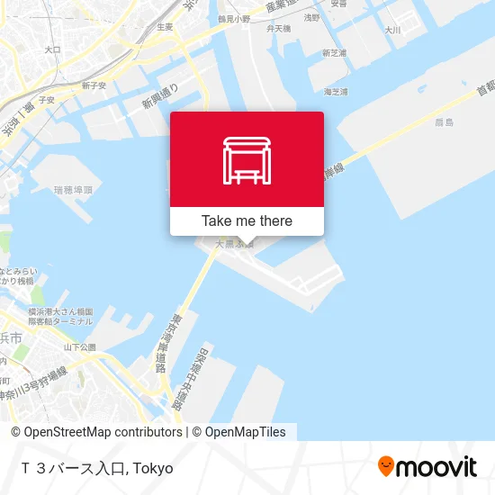 T3 Berth Entrance map