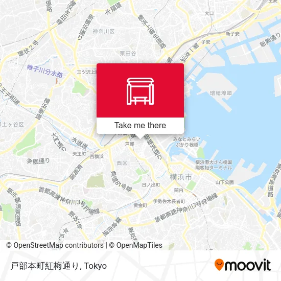 戸部本町紅梅通り map