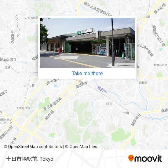 Tokaichiba Station-mae map