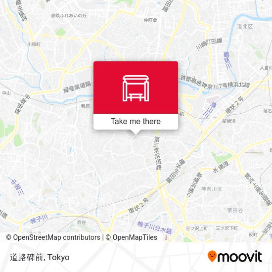 道路碑前 map