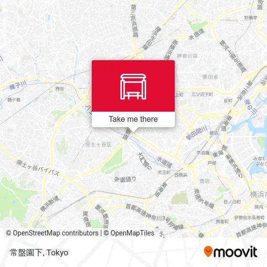 常盤園下 map