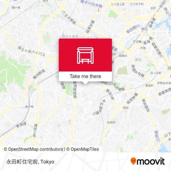 永田町住宅前 map