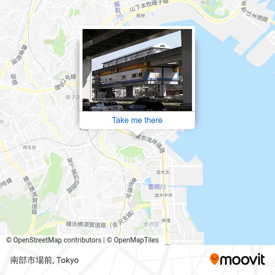 南部市場前 map