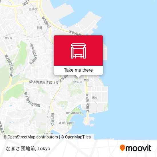 なぎさ団地前 map