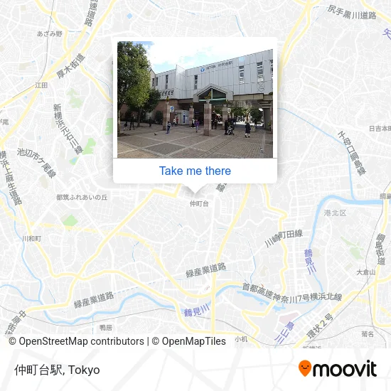 仲町台駅 map