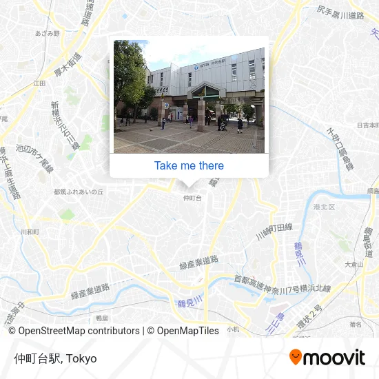 仲町台駅 map