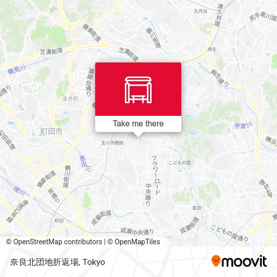 Nara-kita Housing Complex Terminal map