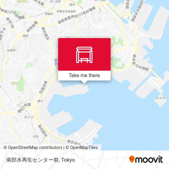 南部水再生センター前 map