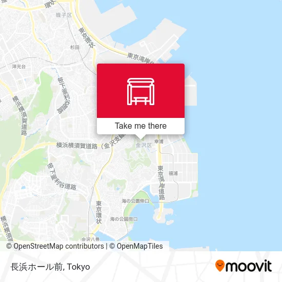 Nagahama Hall Front map