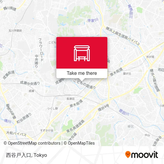 西谷戸入口 map