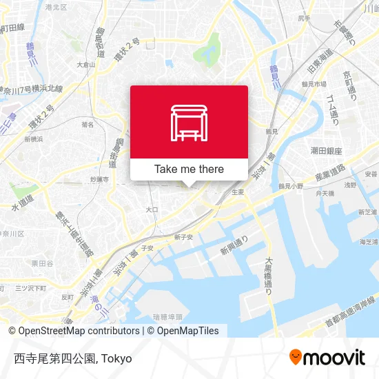 西寺尾第四公園 map