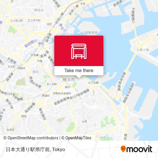 日本大通り駅県庁前 map