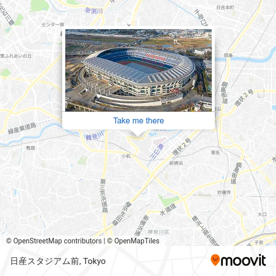 日産スタジアム前 map