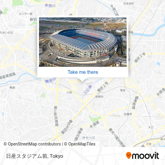 日産スタジアム前 map