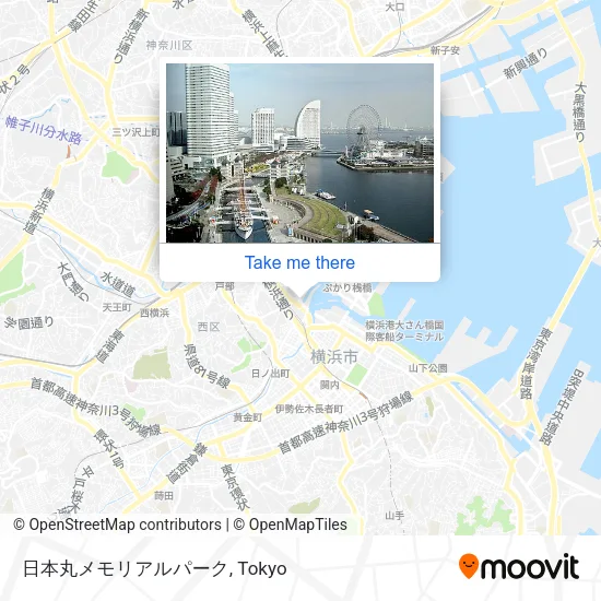 日本丸メモリアルパーク map