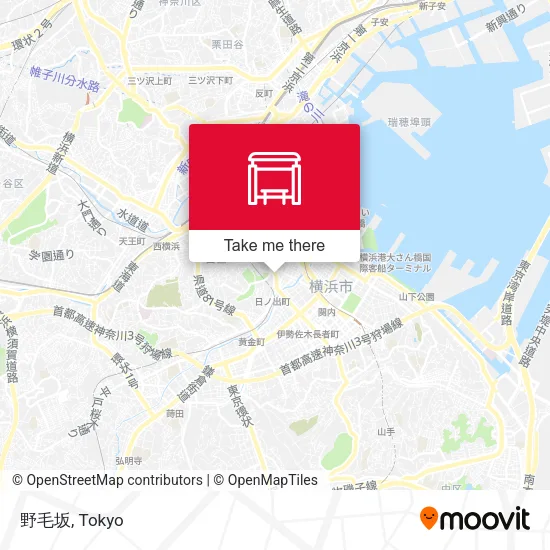 野毛坂 map