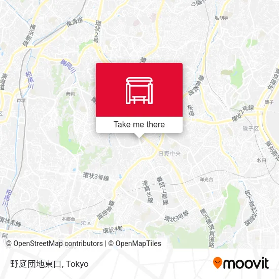 野庭団地東口 map