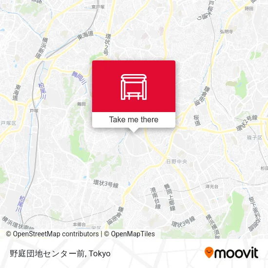 野庭団地センター前 map