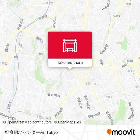 野庭団地センター前 map