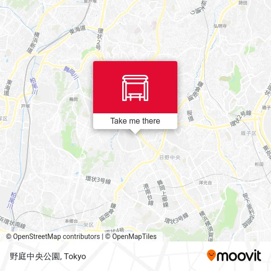 野庭中央公園 map