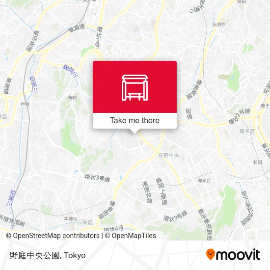野庭中央公園 map