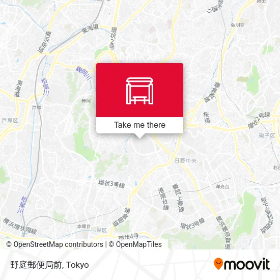 野庭郵便局前 map