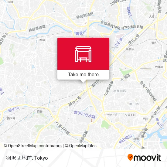 羽沢団地前 map