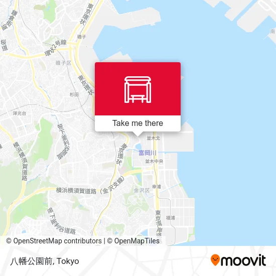 八幡公園前 map