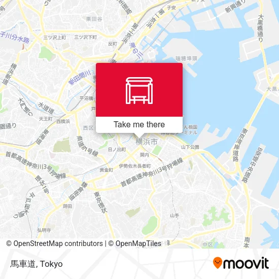 馬車道 map