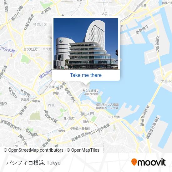 パシフィコ横浜 map