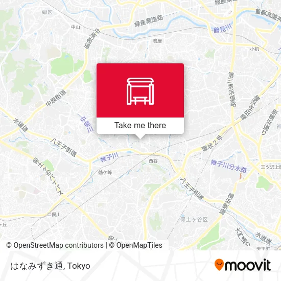 はなみずき通 map